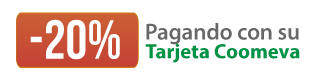 -20% Pagando con su Tarjeta Coomeva