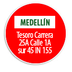 Medelln  Tesoro Carrera 25A Calle 1A sur 45 IN 155