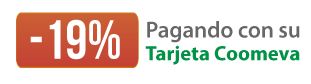 -19% Pagando con su Tarjeta Coomeva