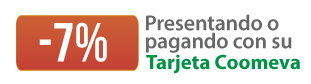 Presentando o pagano su Tarjeta Coomeva